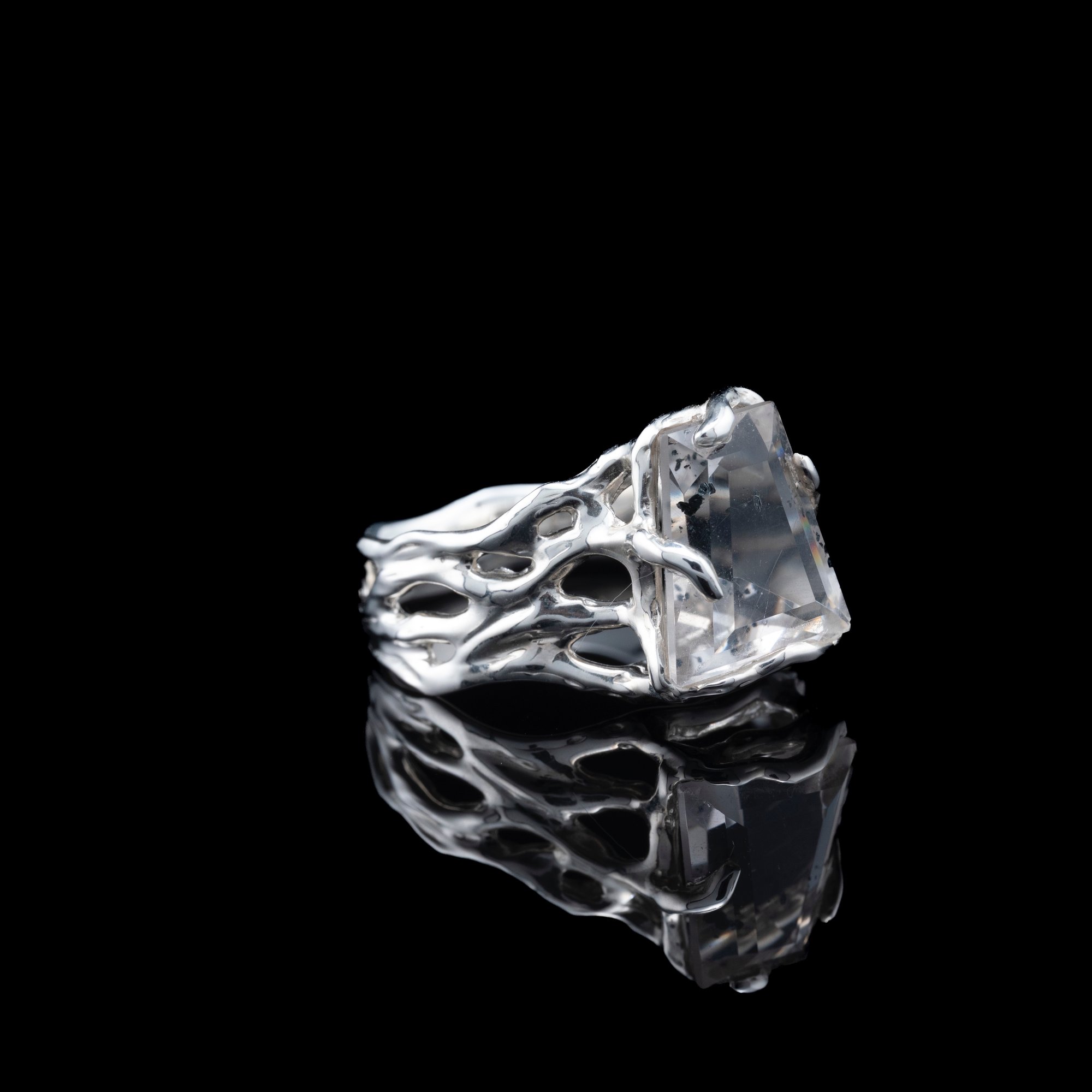 Каблучка з нафтовим кварцом - зображення 3