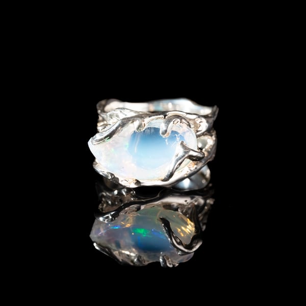 Каблучка з опалом