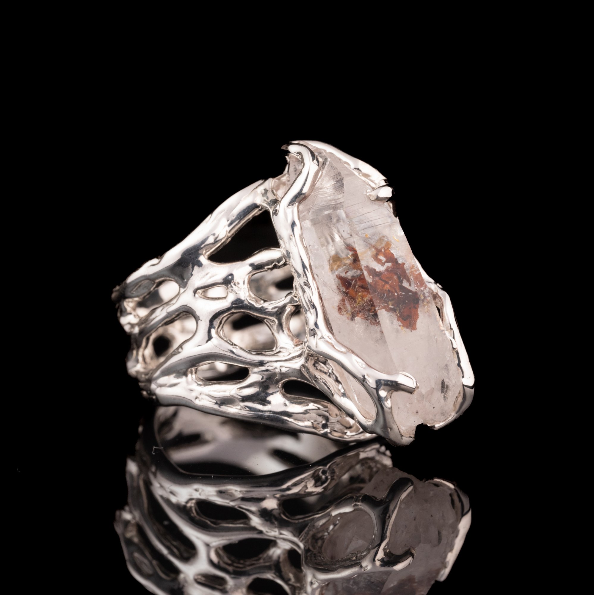 Каблучка з нафтовим кварцом - зображення 3