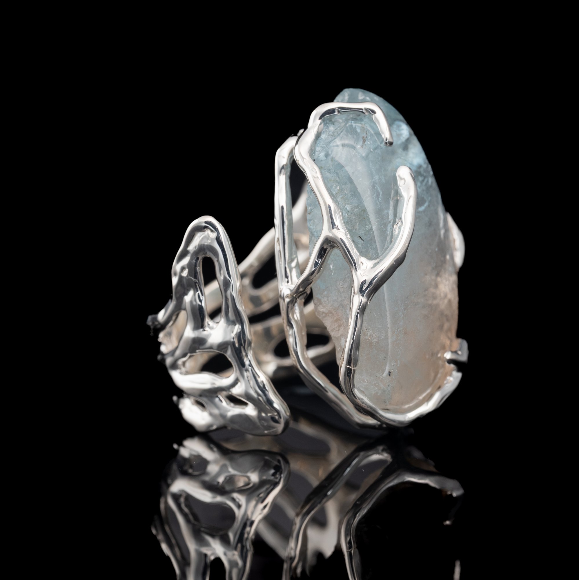 Каблучка з поліхромним топазом - зображення 4