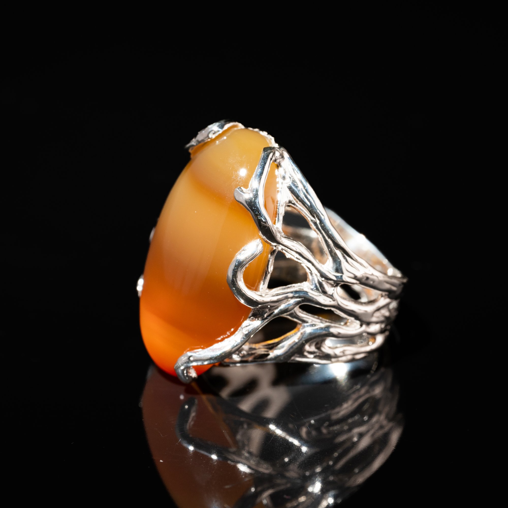 Каблучка з сердоліком - зображення 2