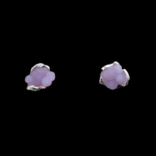 Grape Chalcedony Earrings