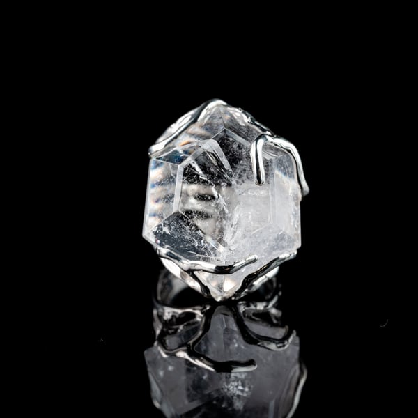 Каблучка з гірським кришталем