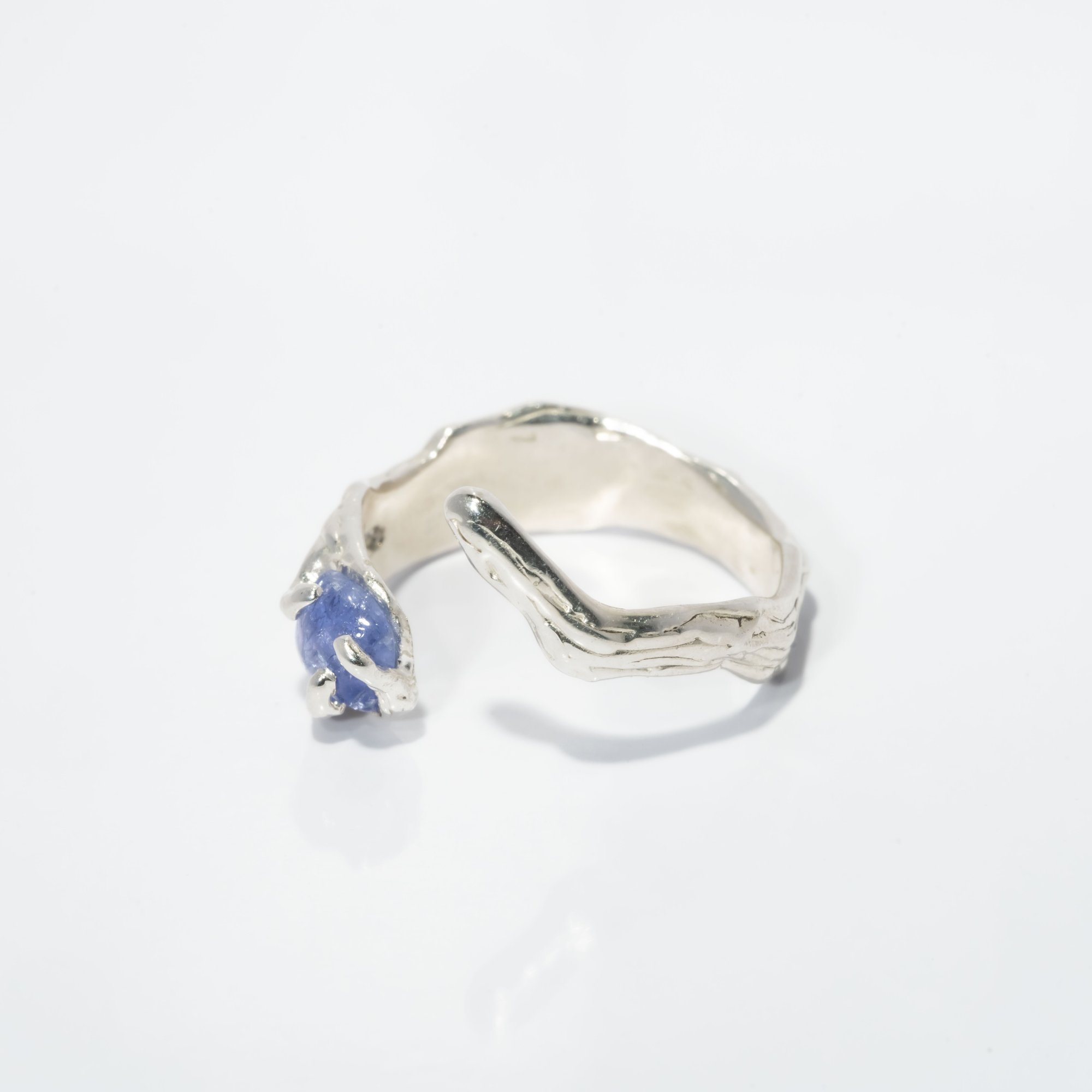 Каблучка з танзанітом - зображення 2