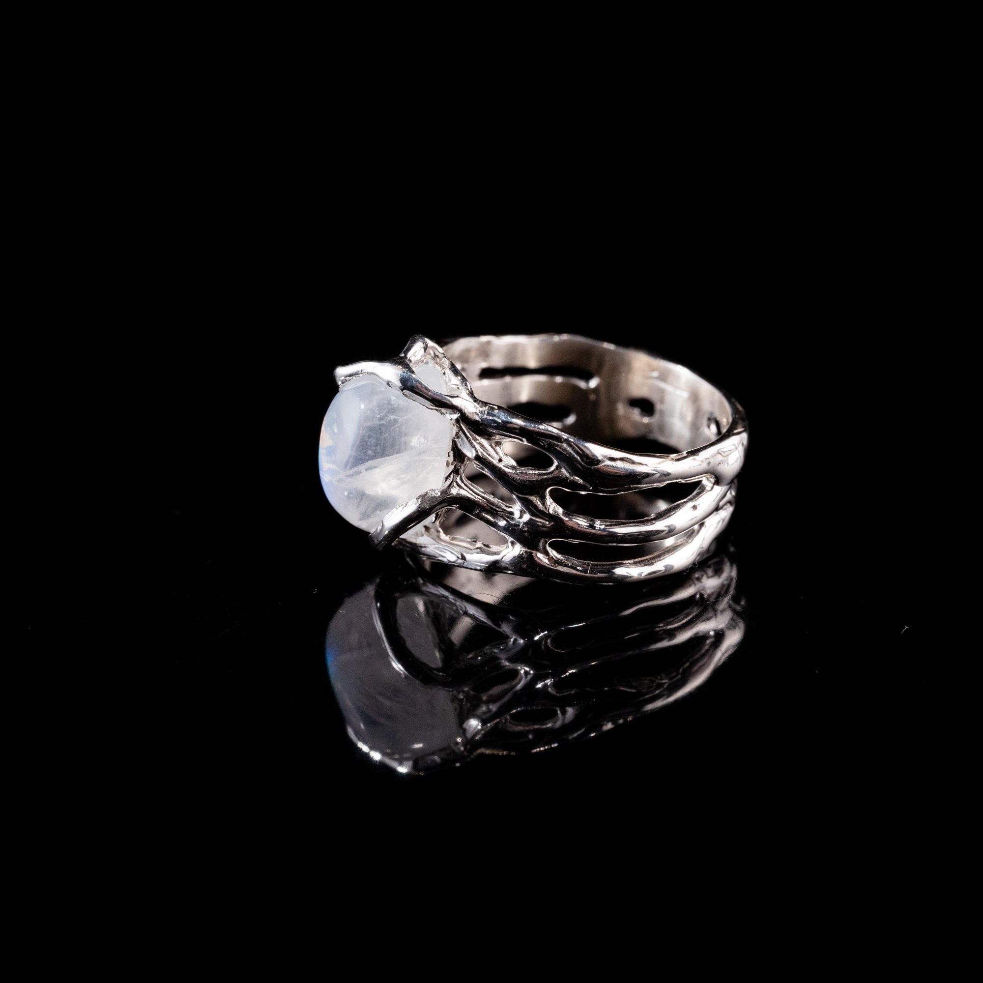 Каблучка з місячним камінням - зображення 3