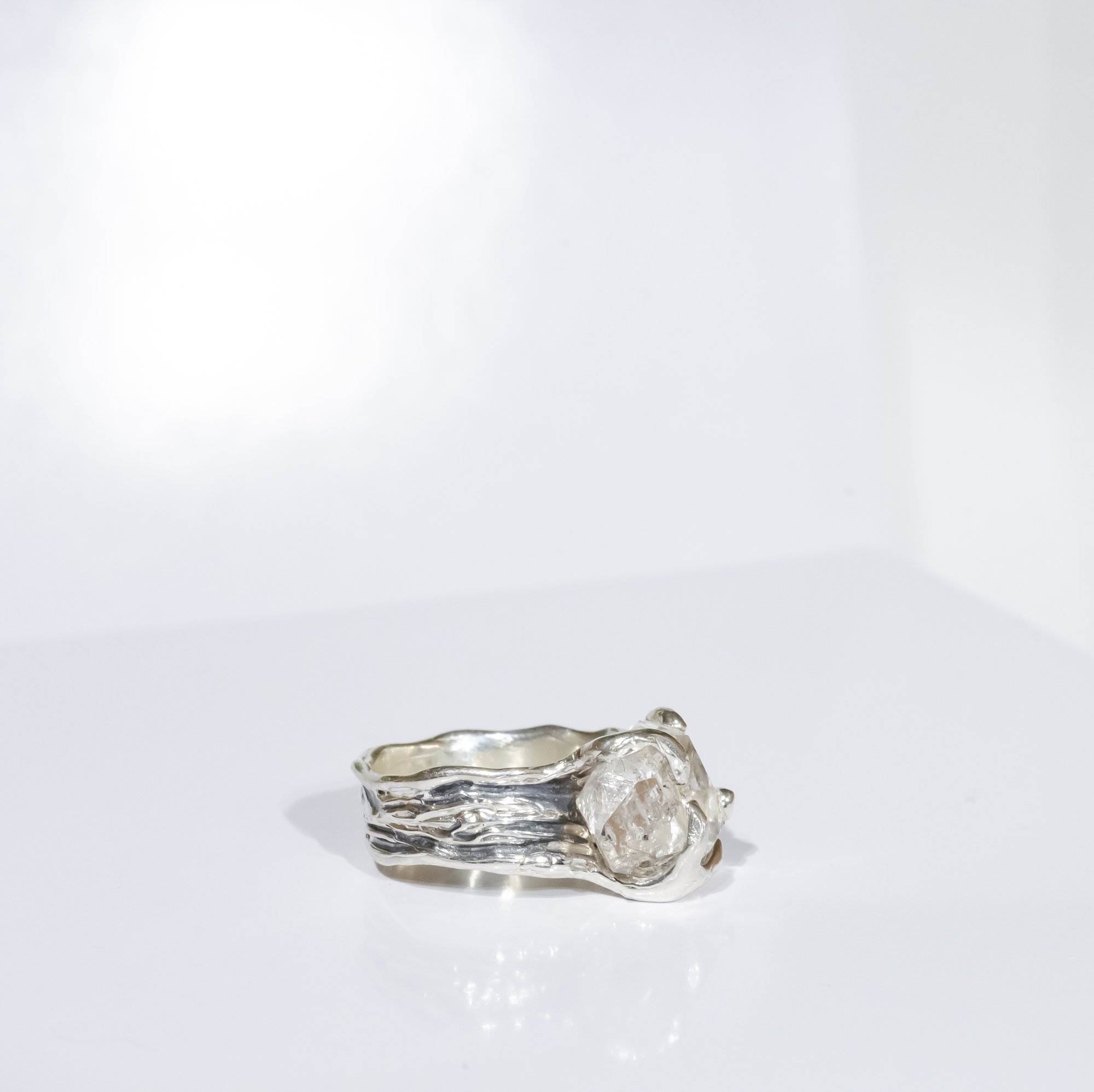 Каблучка з кварцом (Херкімер) - зображення 8