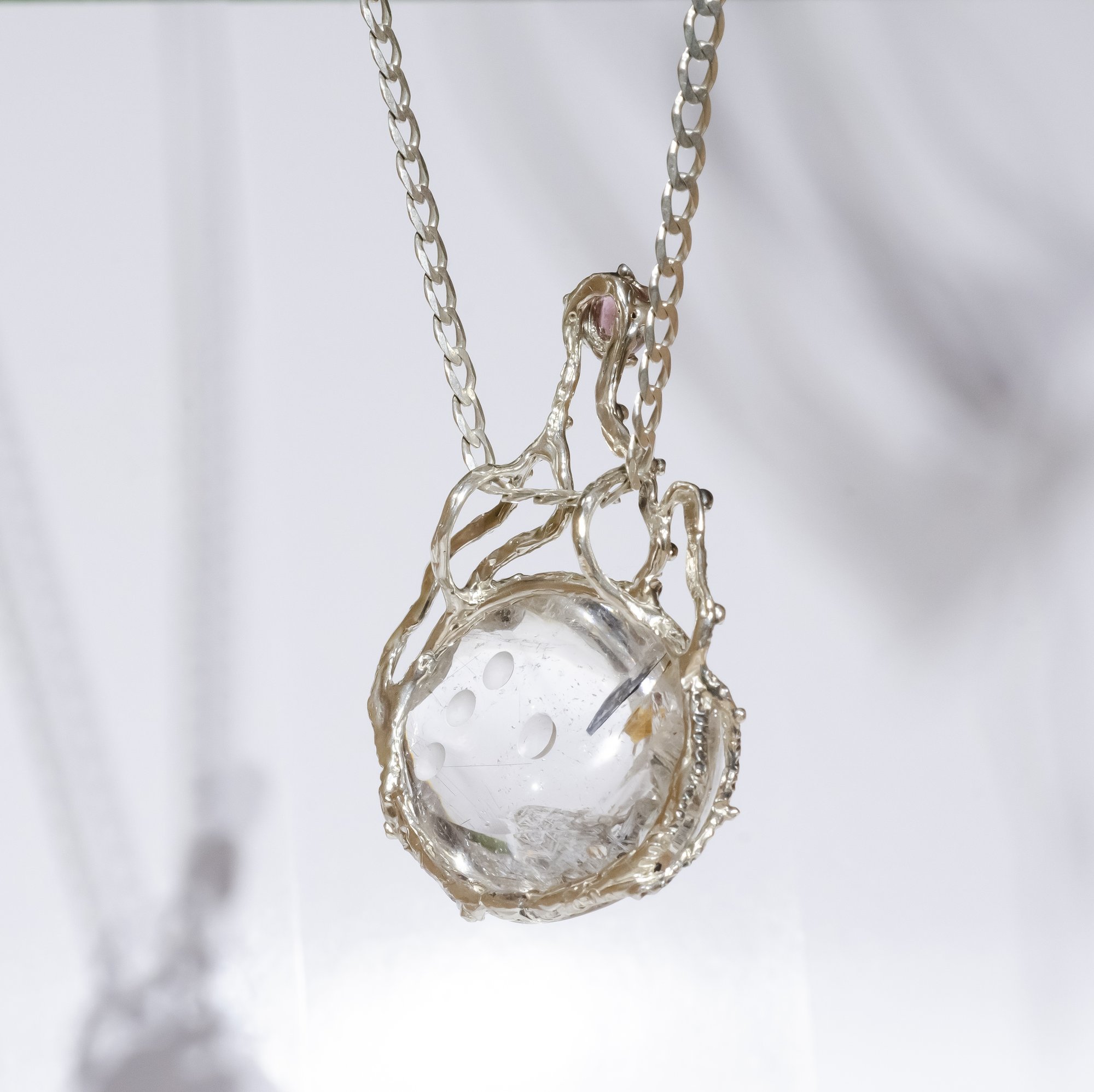 Кулон з топазом та турмаліном - зображення 5