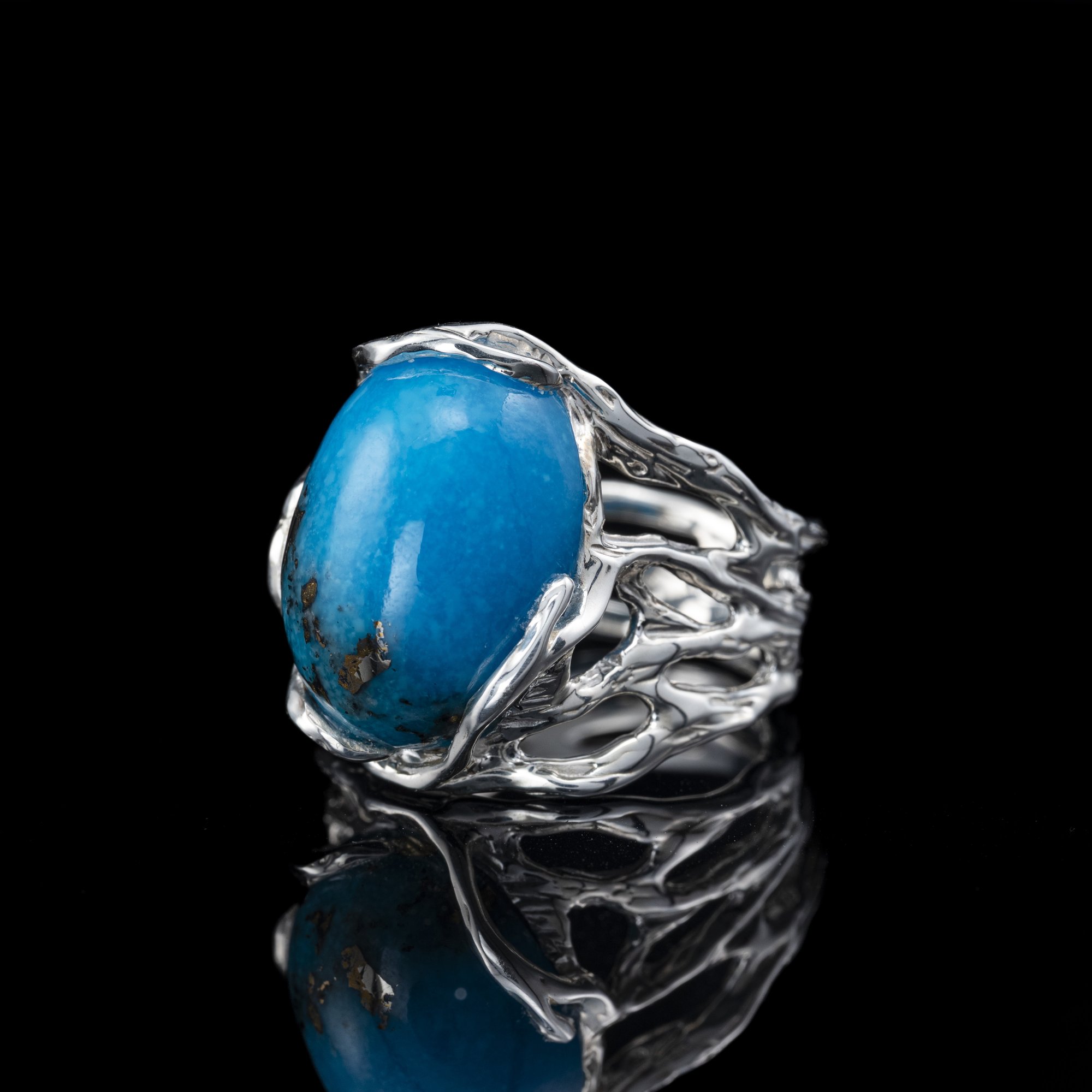 Каблучка з бірюзою - зображення 2