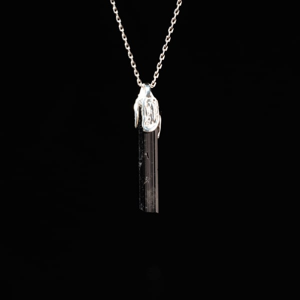 Pendant with Schorl