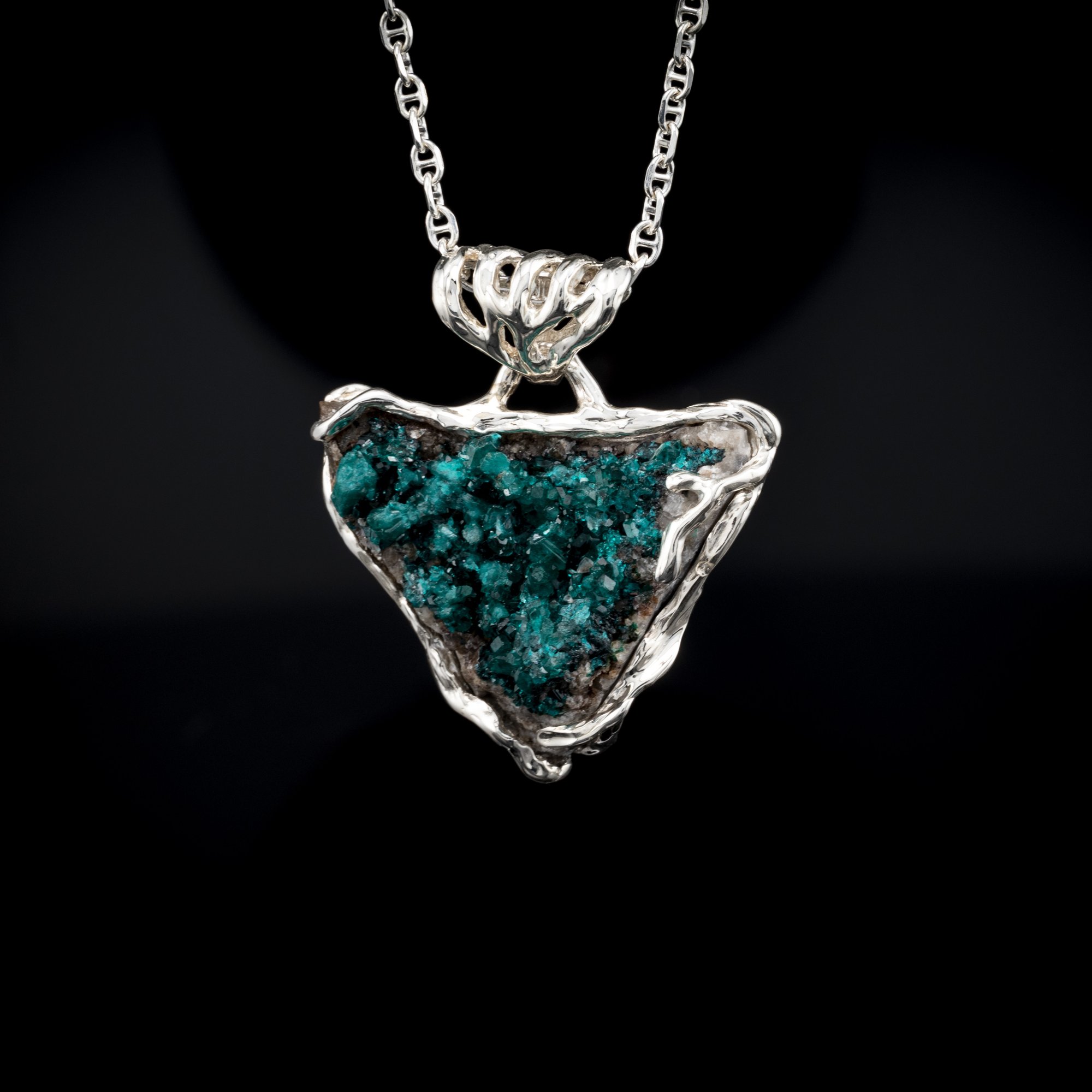 Кулон з діоптазом - зображення 3