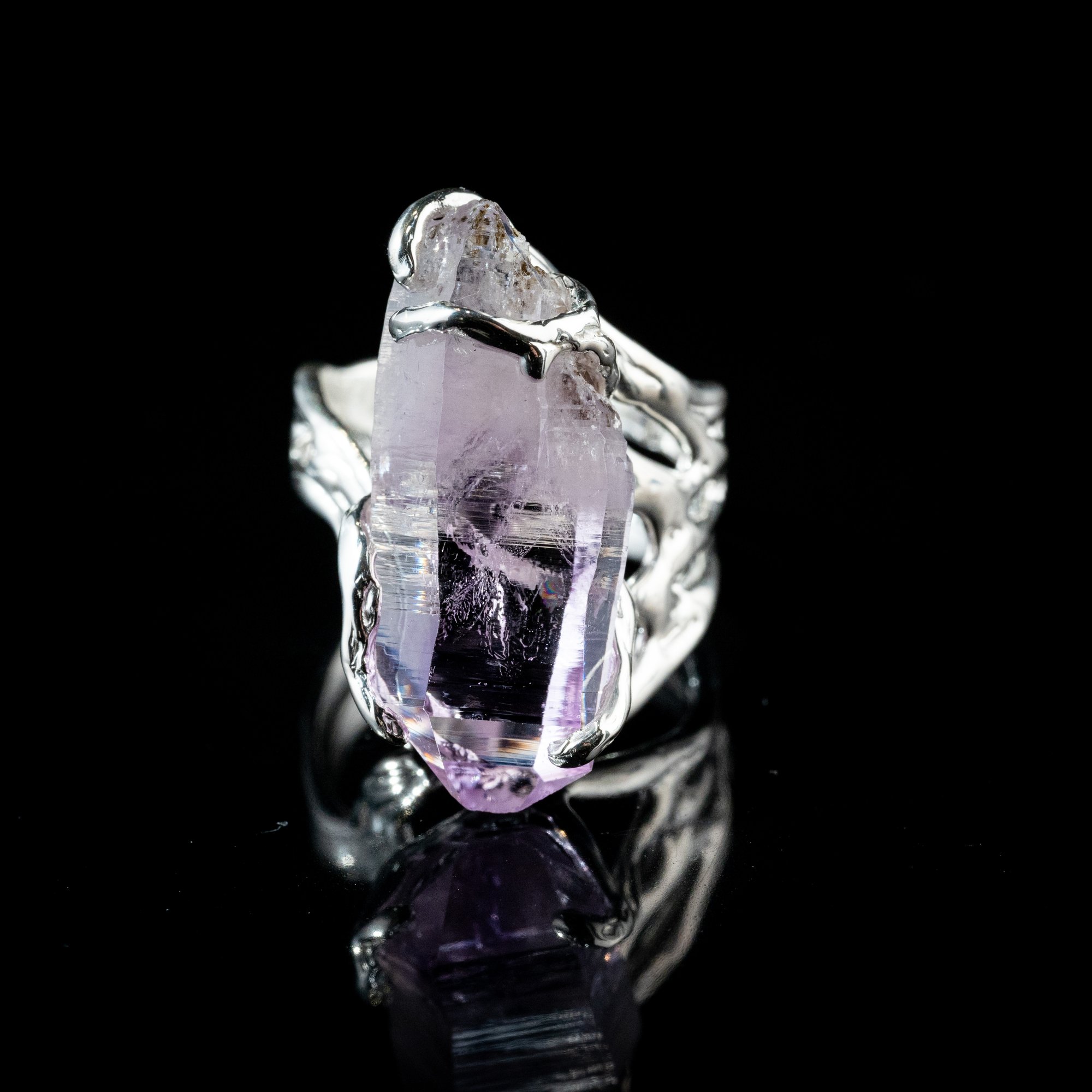 Каблучка з аметистом - зображення 3