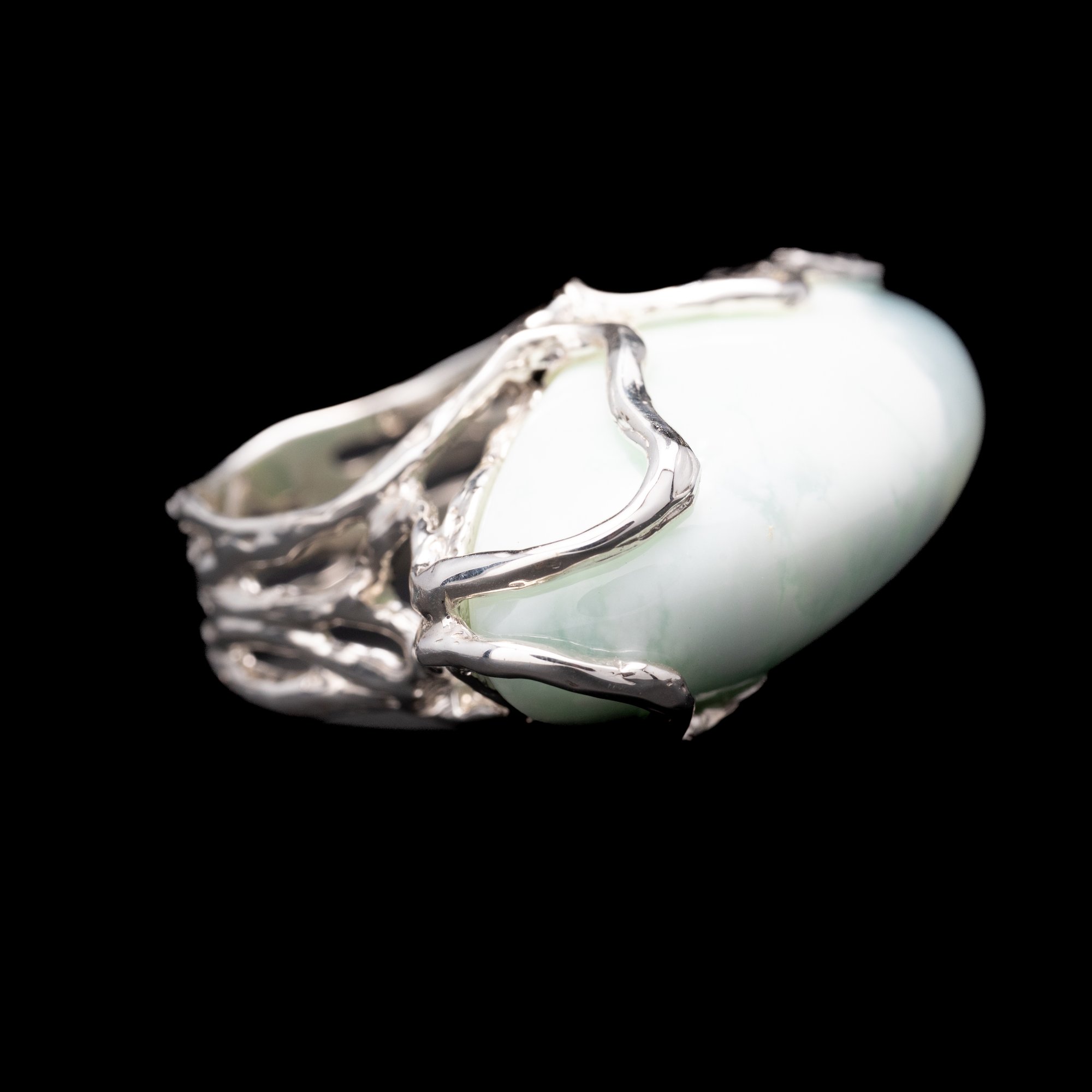 Каблучка з хризопразом - зображення 3