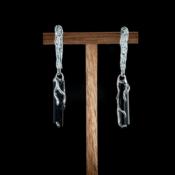 Schorl Earrings