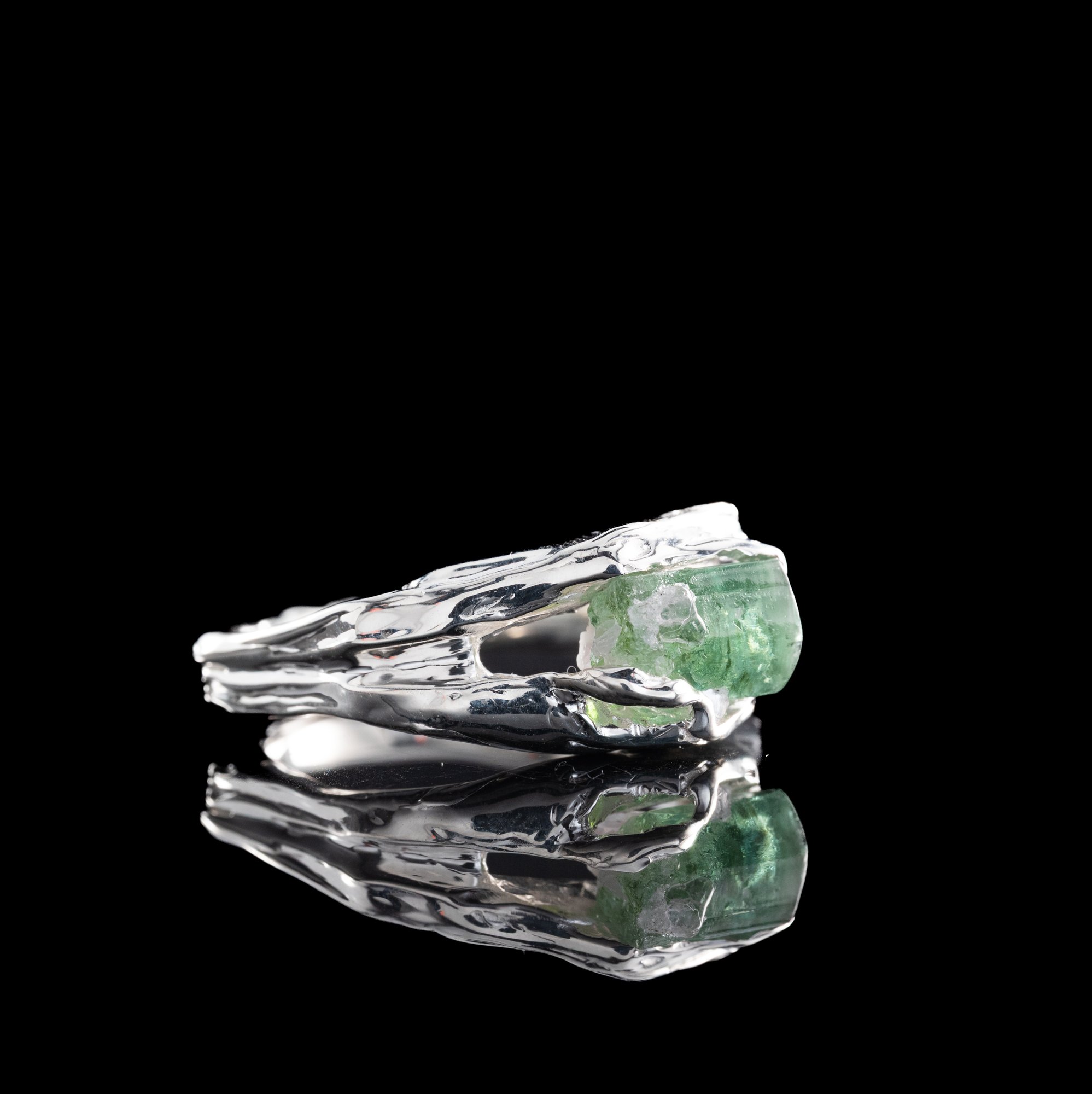 Каблучка з верделітом - зображення 2