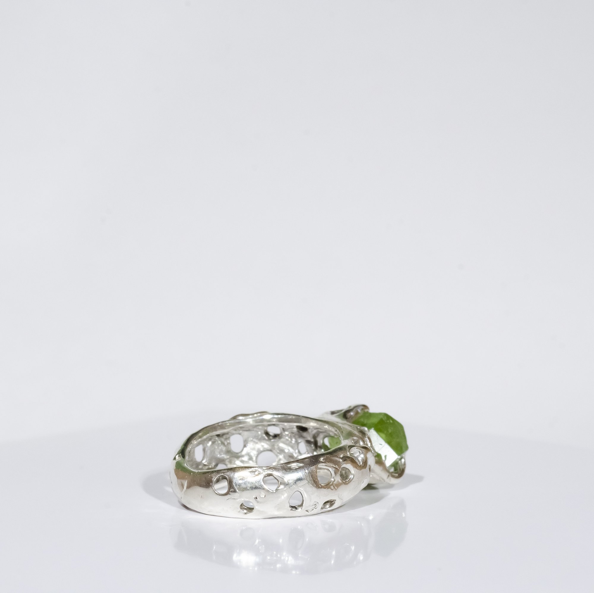 Каблучка з хризолітом - зображення 5