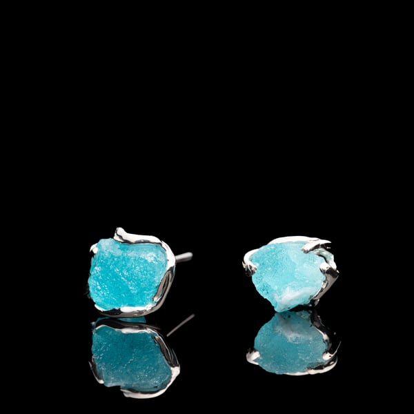 Earrings with Hemimorphites