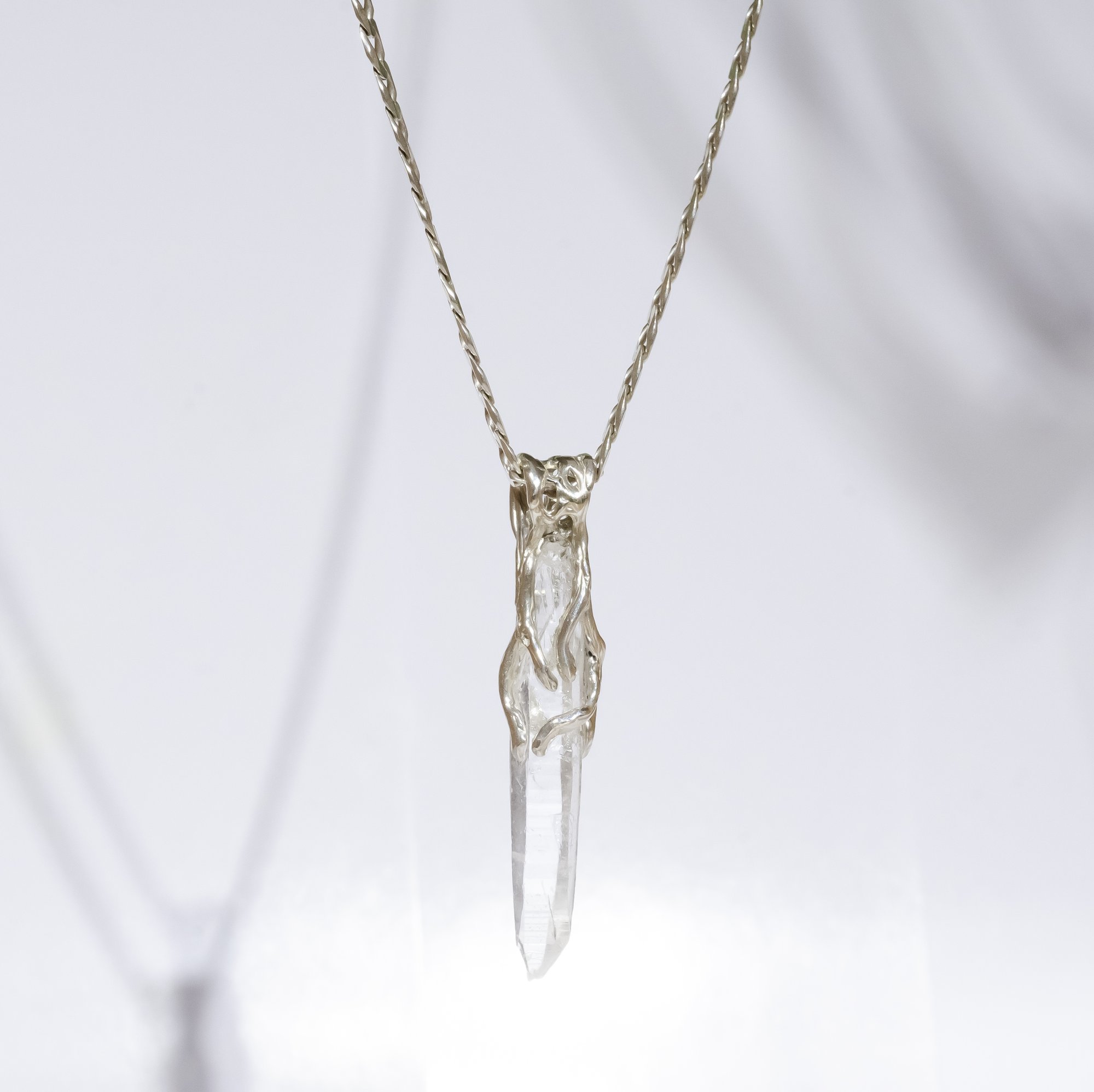 Кулон з гірським кришталем