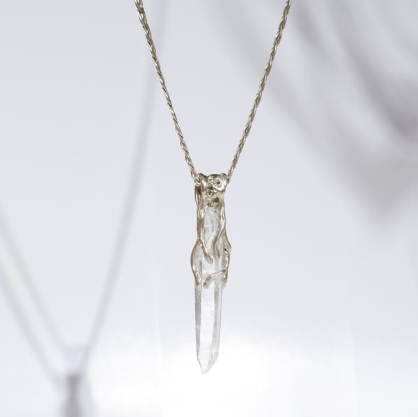 Кулон з гірським кришталем