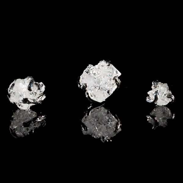 Сережки з кварцом