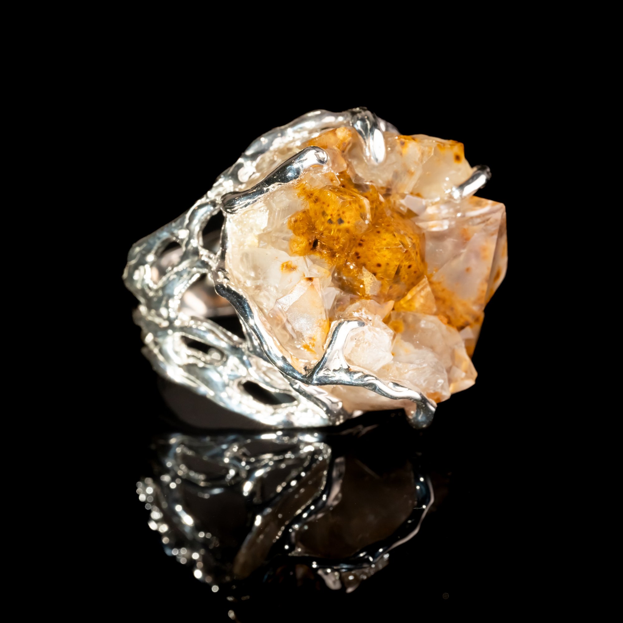 Каблучка з кварцом з включенням ґьотиту - зображення 2