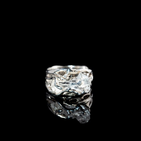 Каблучка з гірським хришталем