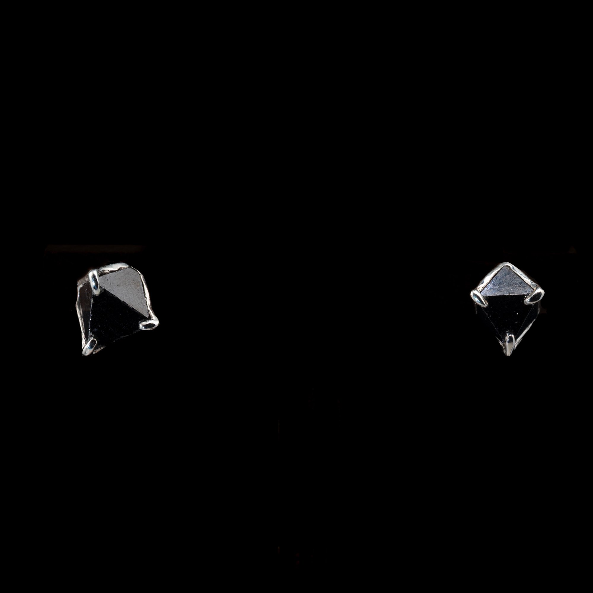 Сережки з магнетитом