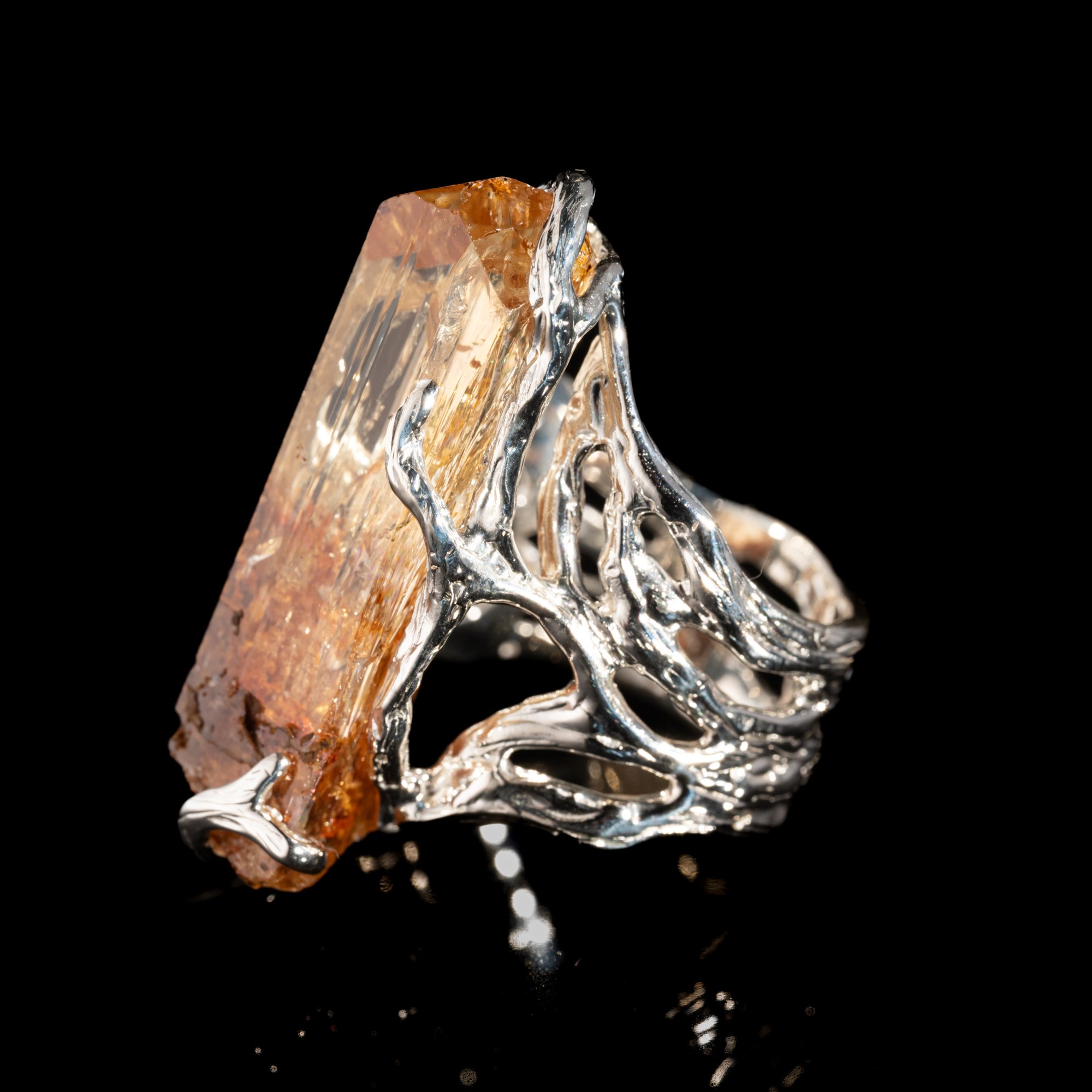 Каблучка з імперіал топазом - зображення 2