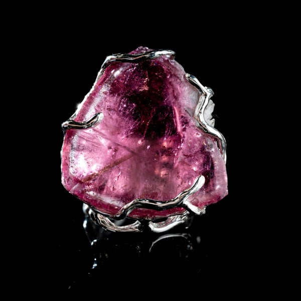 Каблучка з турмаліном