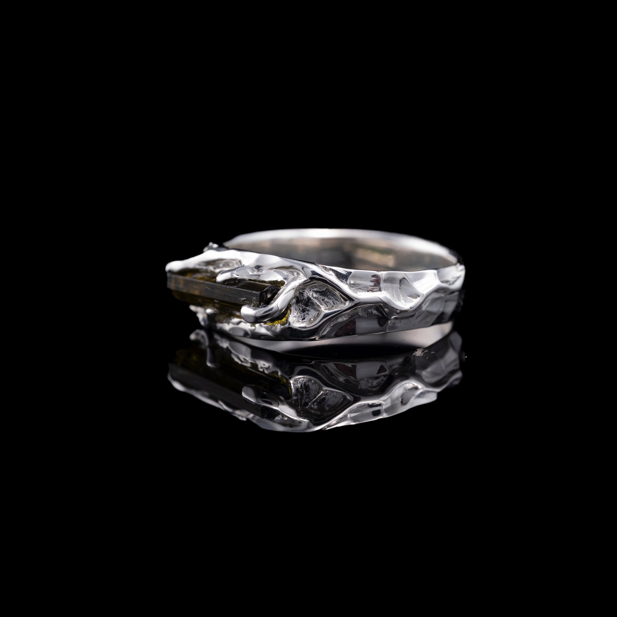 Каблучка з верделітом - зображення 2