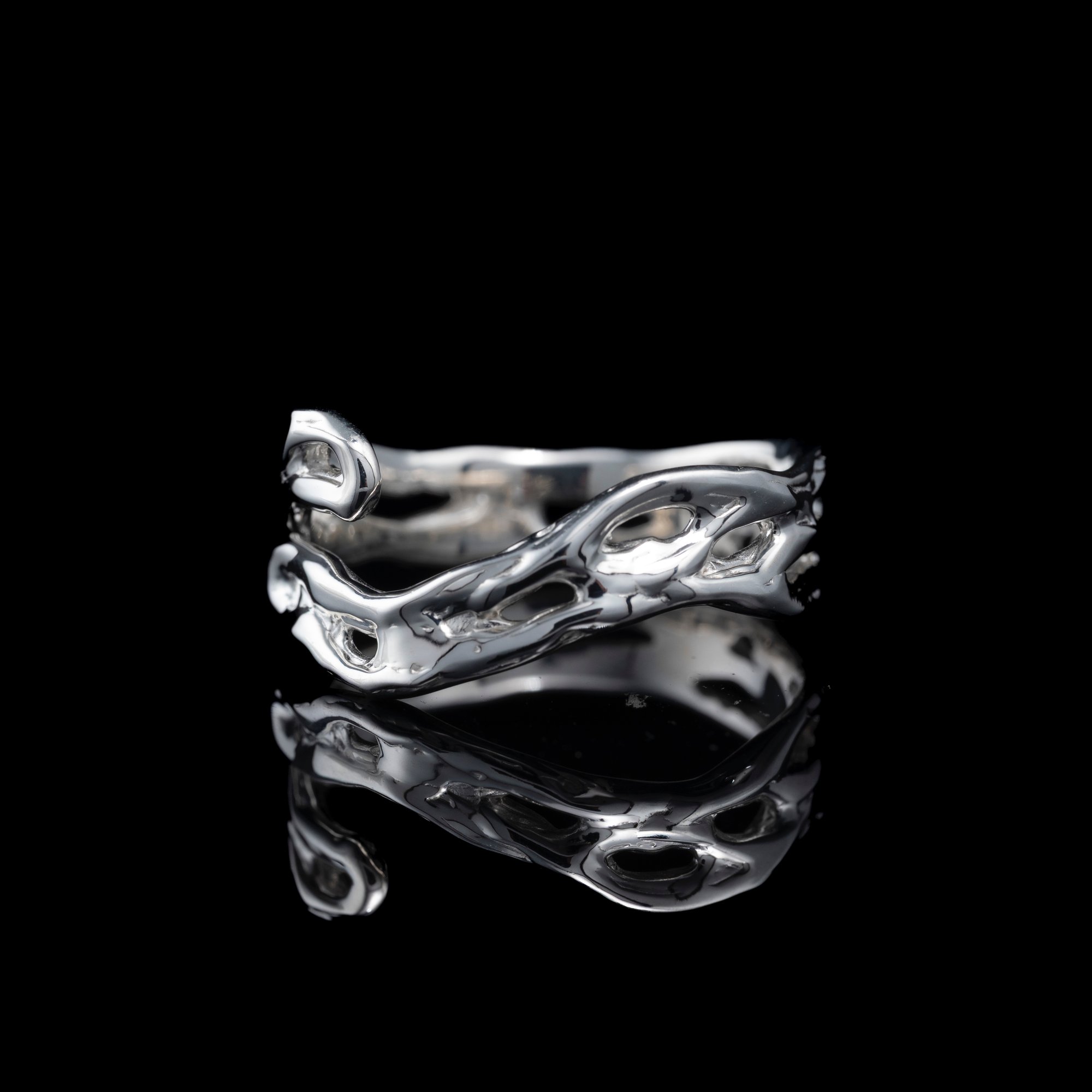 Срібна каблучка на великий палець - зображення 2