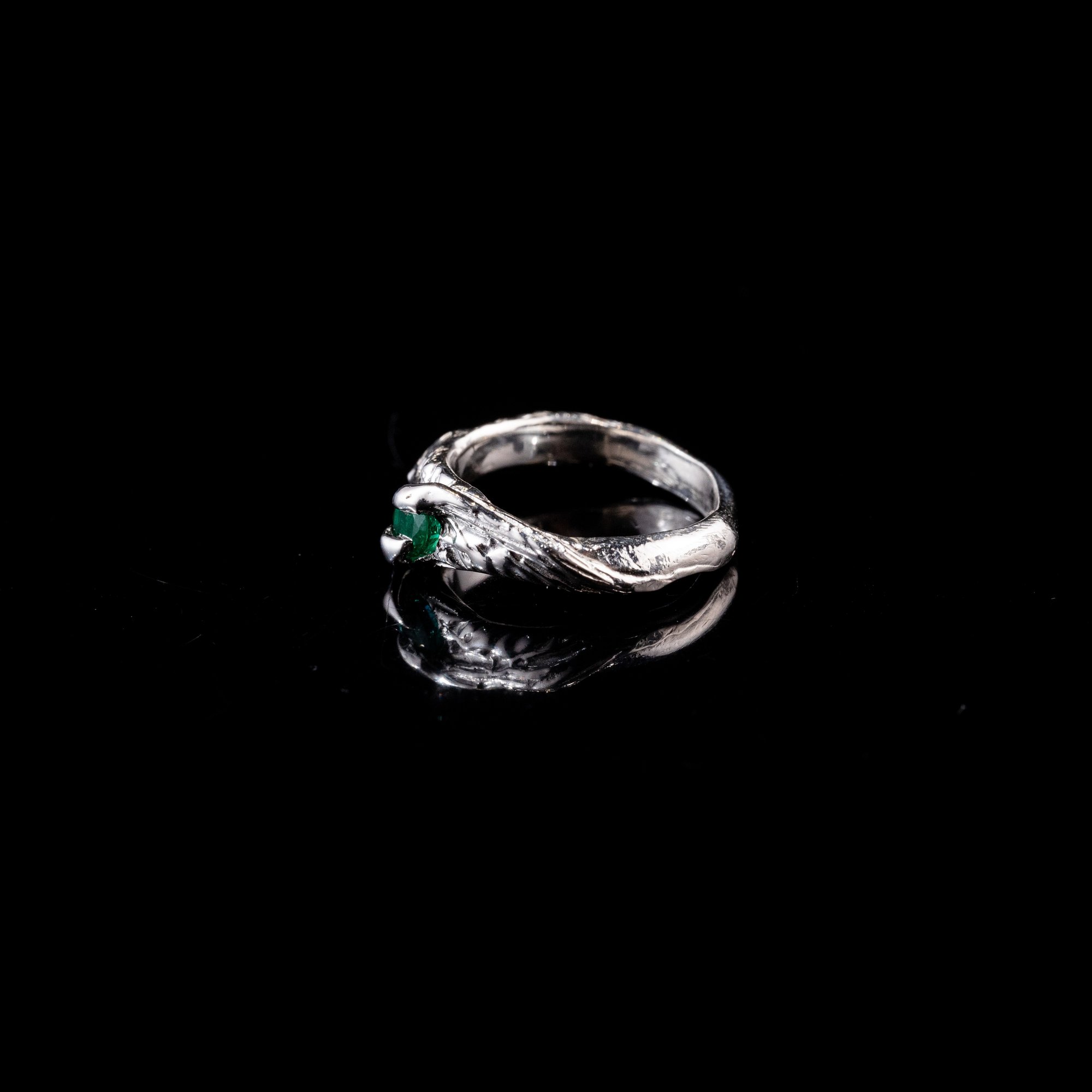 Каблучка зі смарагдом - зображення 2
