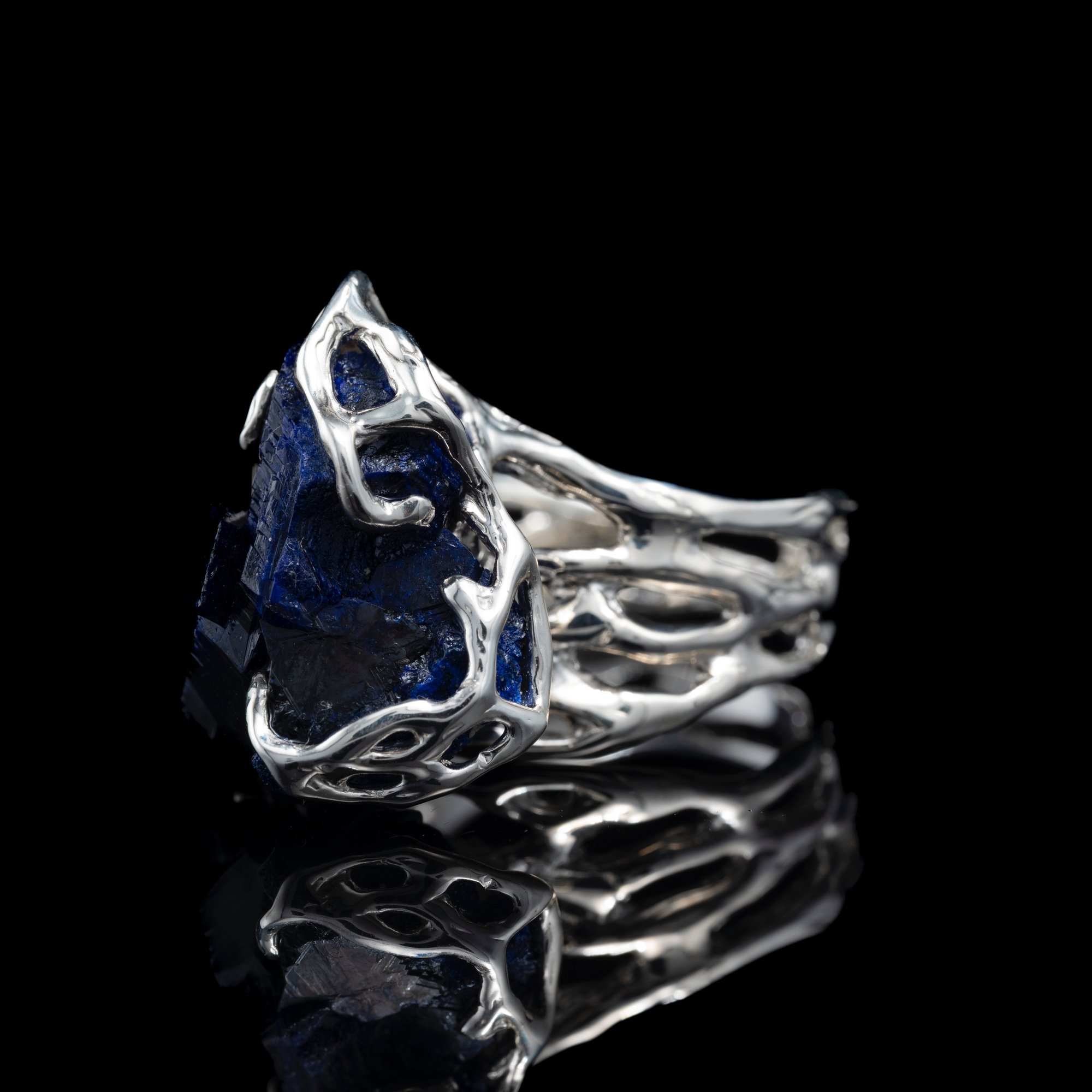 Каблучка з азуритом - зображення 2