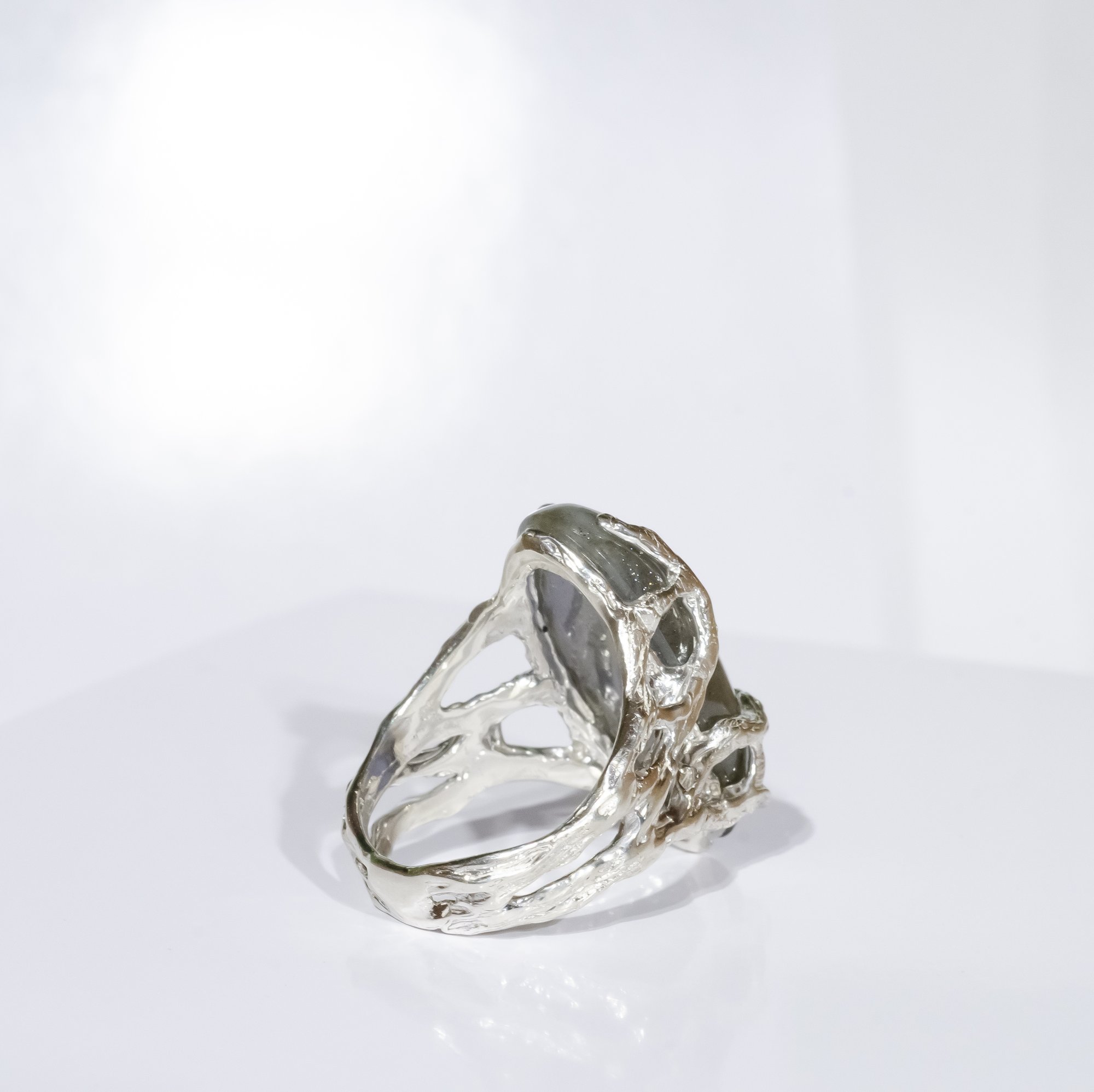 Каблучка з лабрадоритом - зображення 7