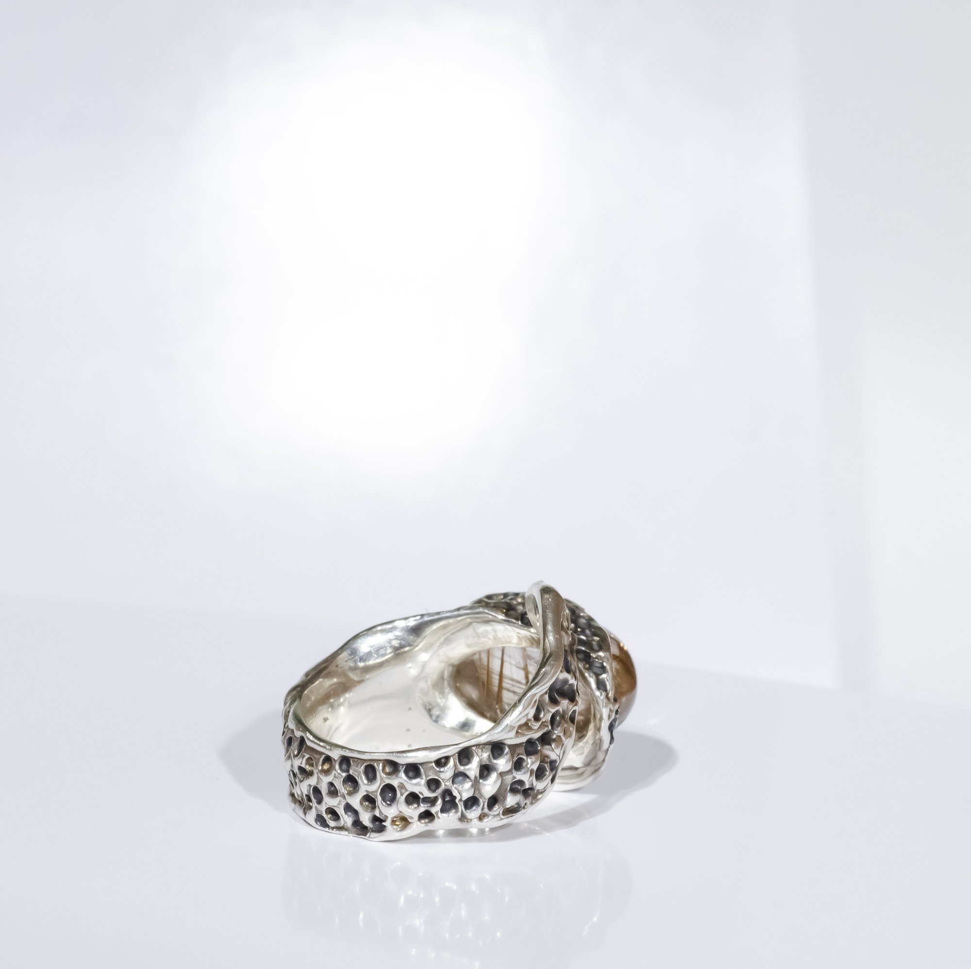 Каблучка з рутилованим кварцом - зображення 7