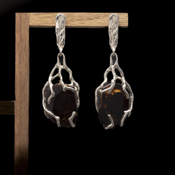 Сережки з турмалінами дравіт