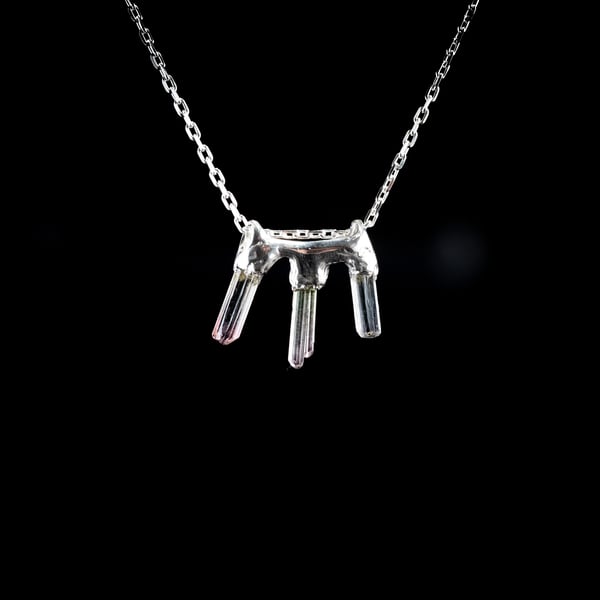 Pendant with Tourmalines