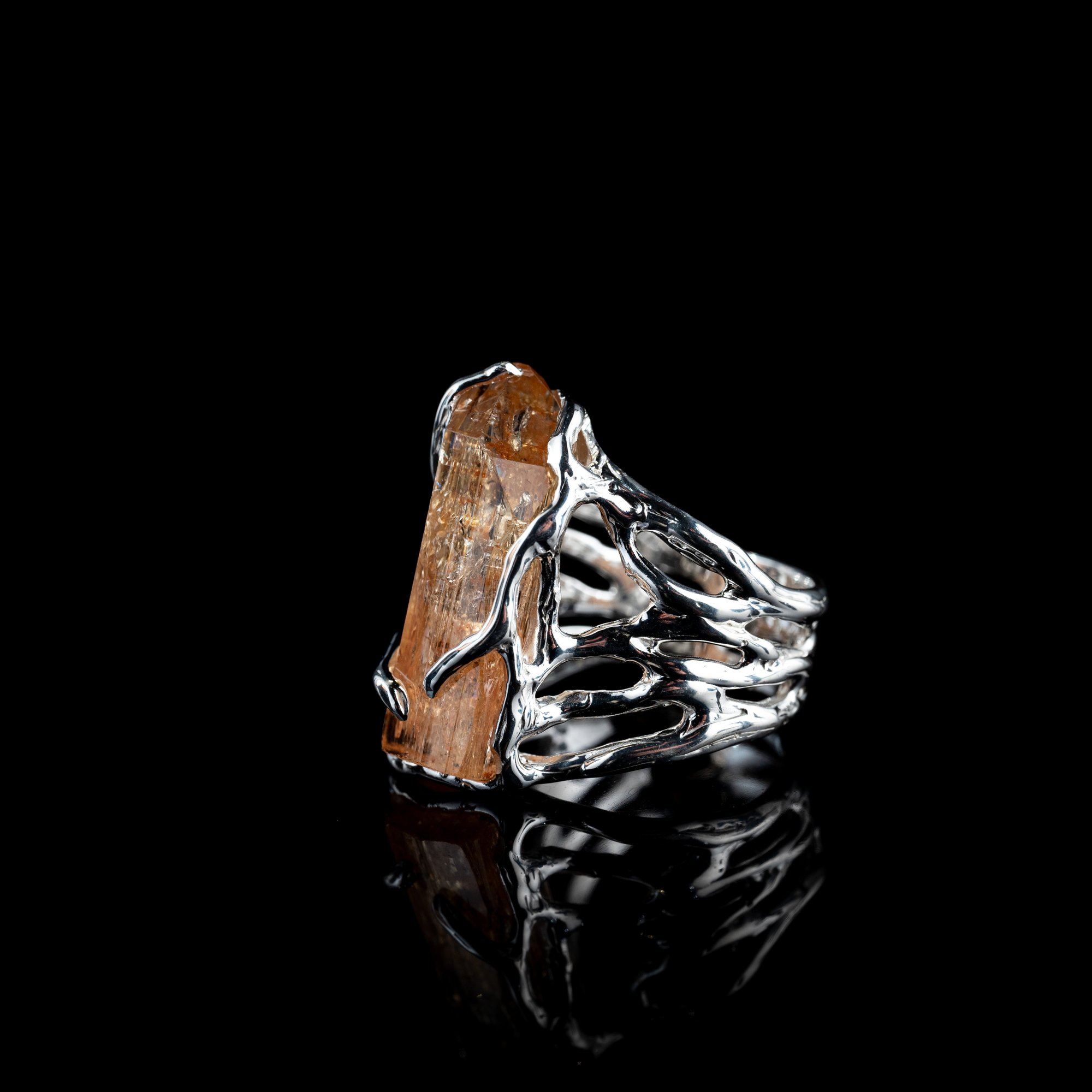 Каблучка з імперіал топазом - зображення 2