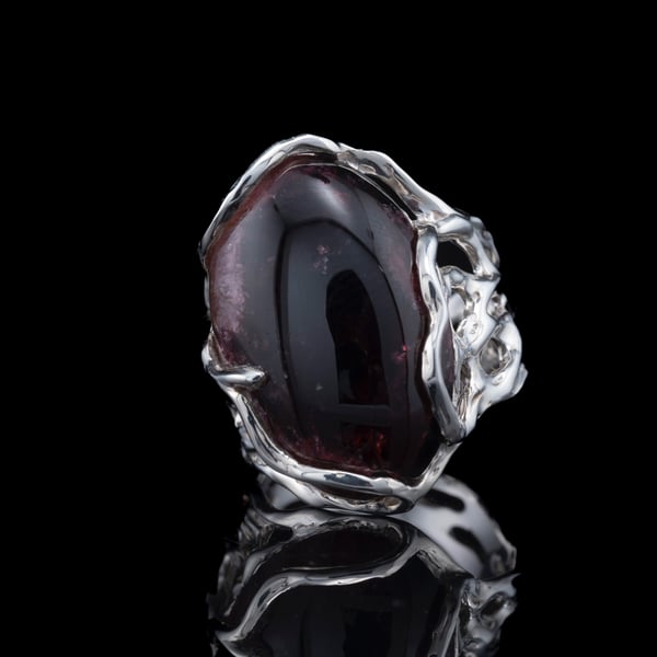 Каблучка з турмаліном