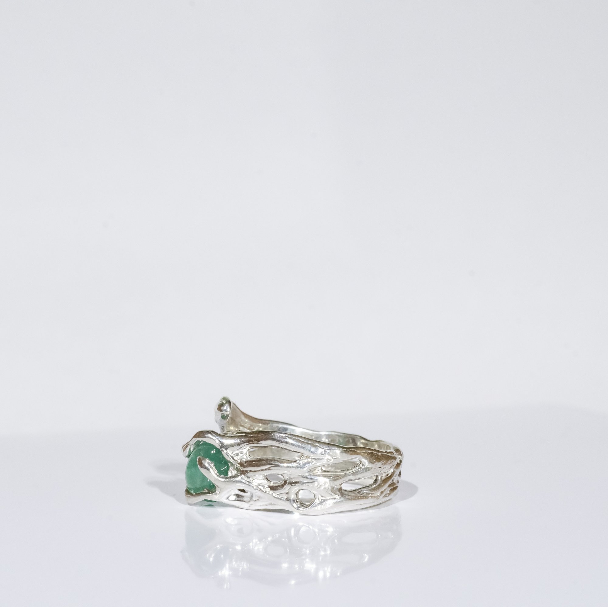 Каблучка зі смарагдом - зображення 3