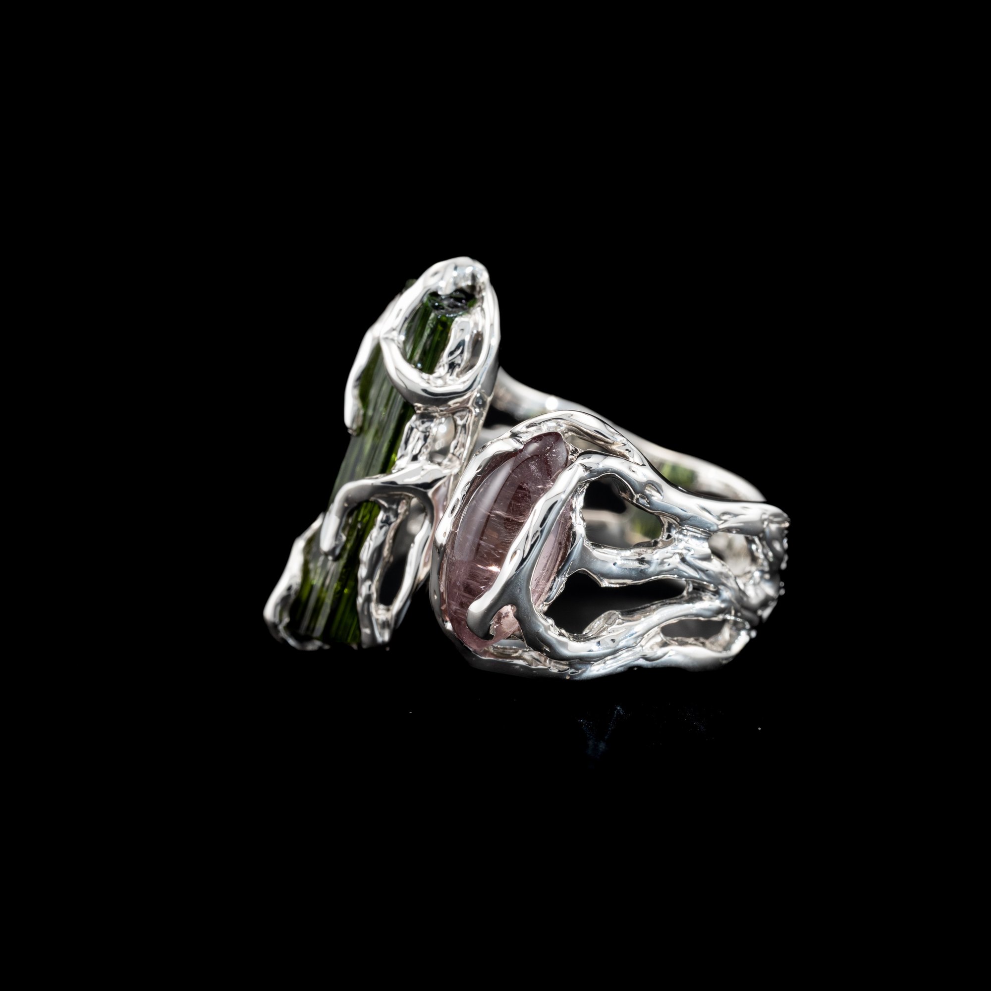 Каблучка з турмалінами - зображення 2