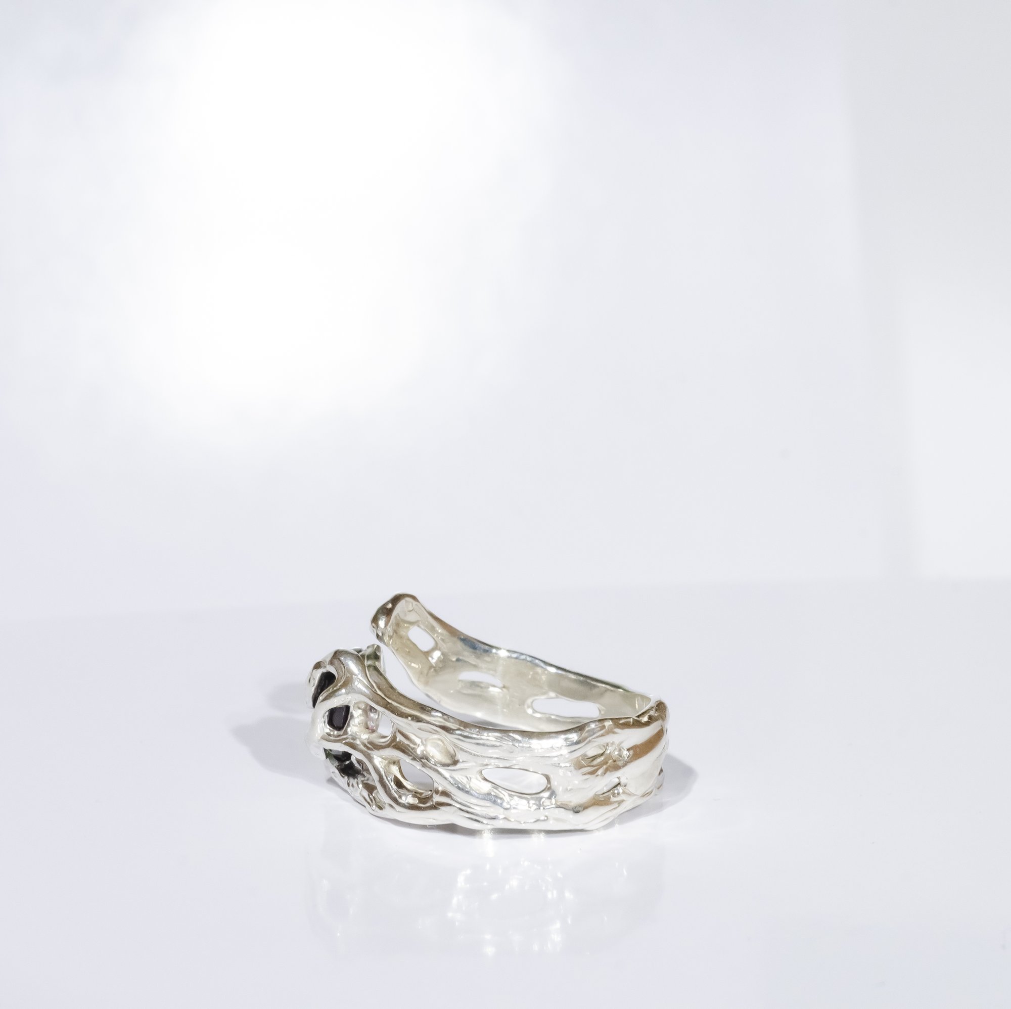 Каблучка з гранатом - зображення 4