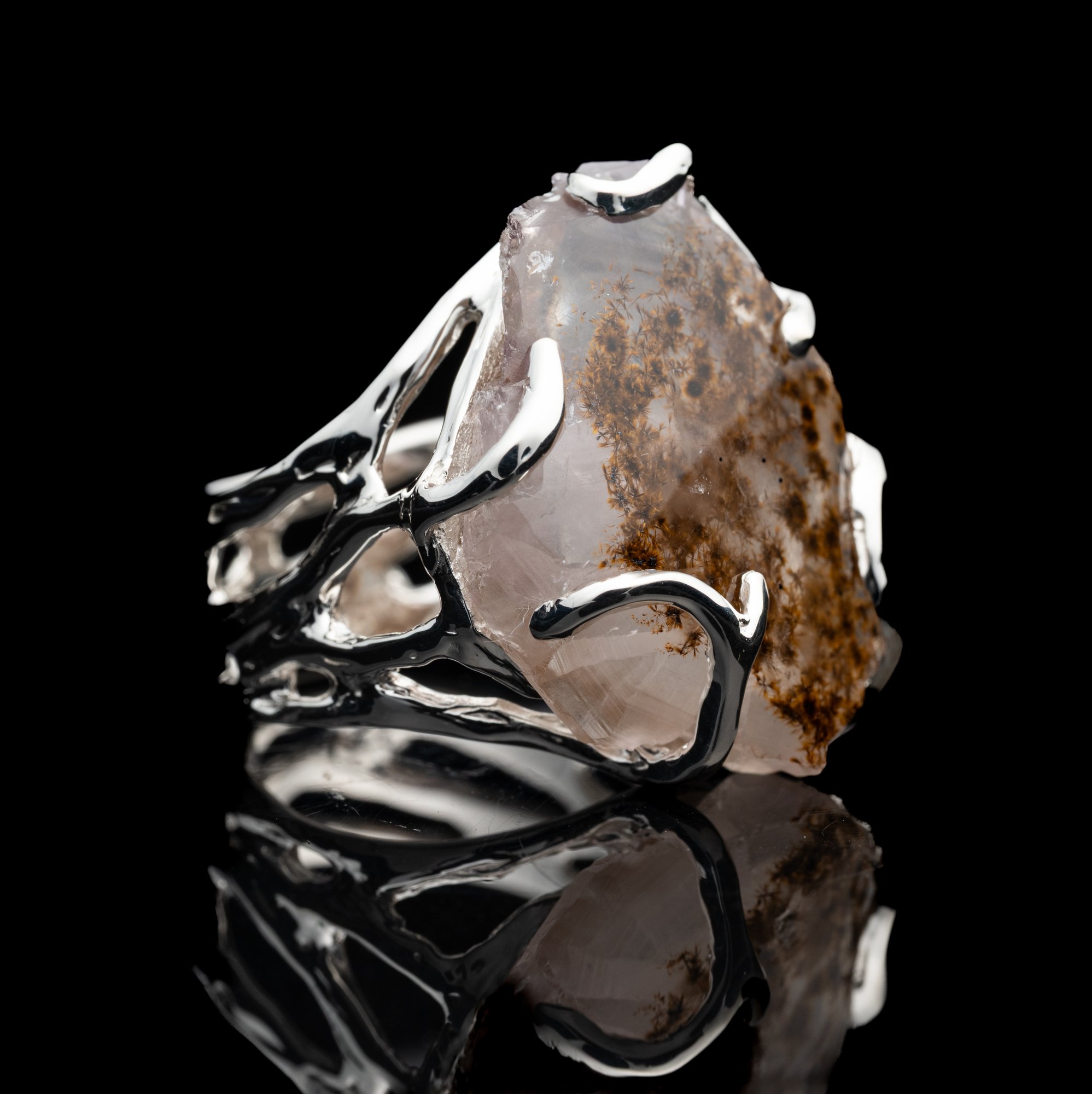 Каблучка з аметистом - зображення 3