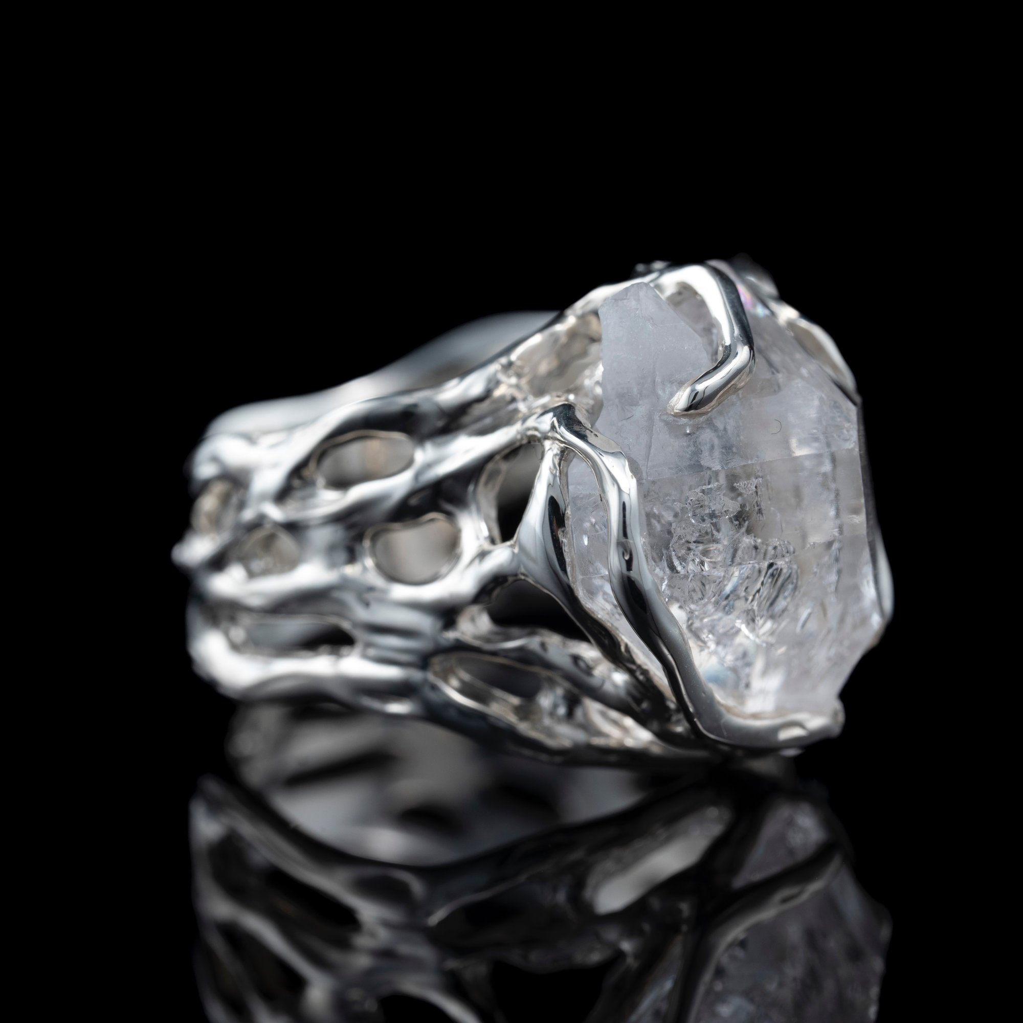 Каблучка з гірським кришталем - зображення 3