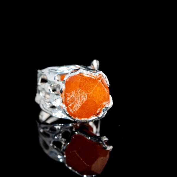 Hessonite Ring