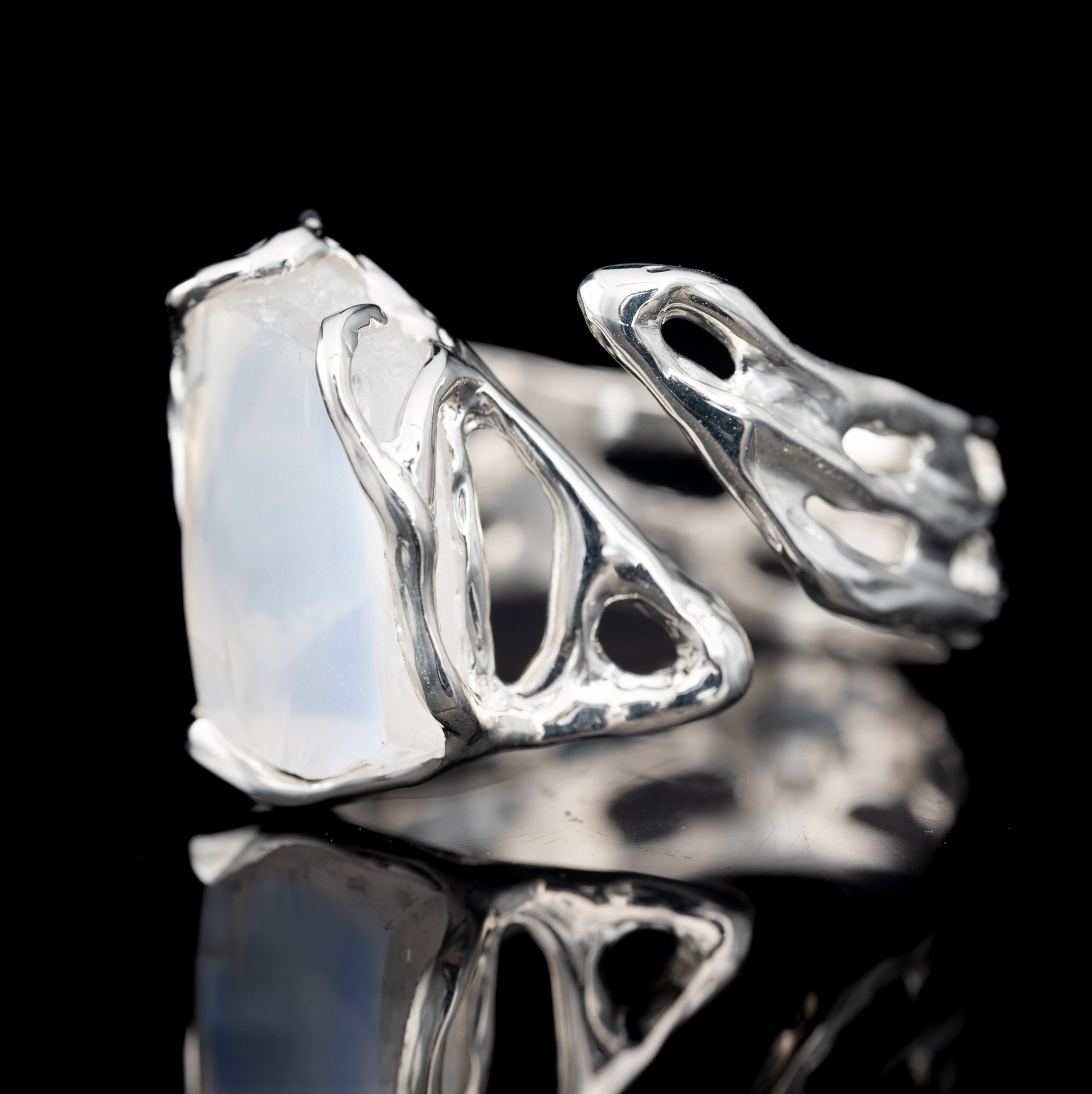 Каблучка з місячним камінням - зображення 3