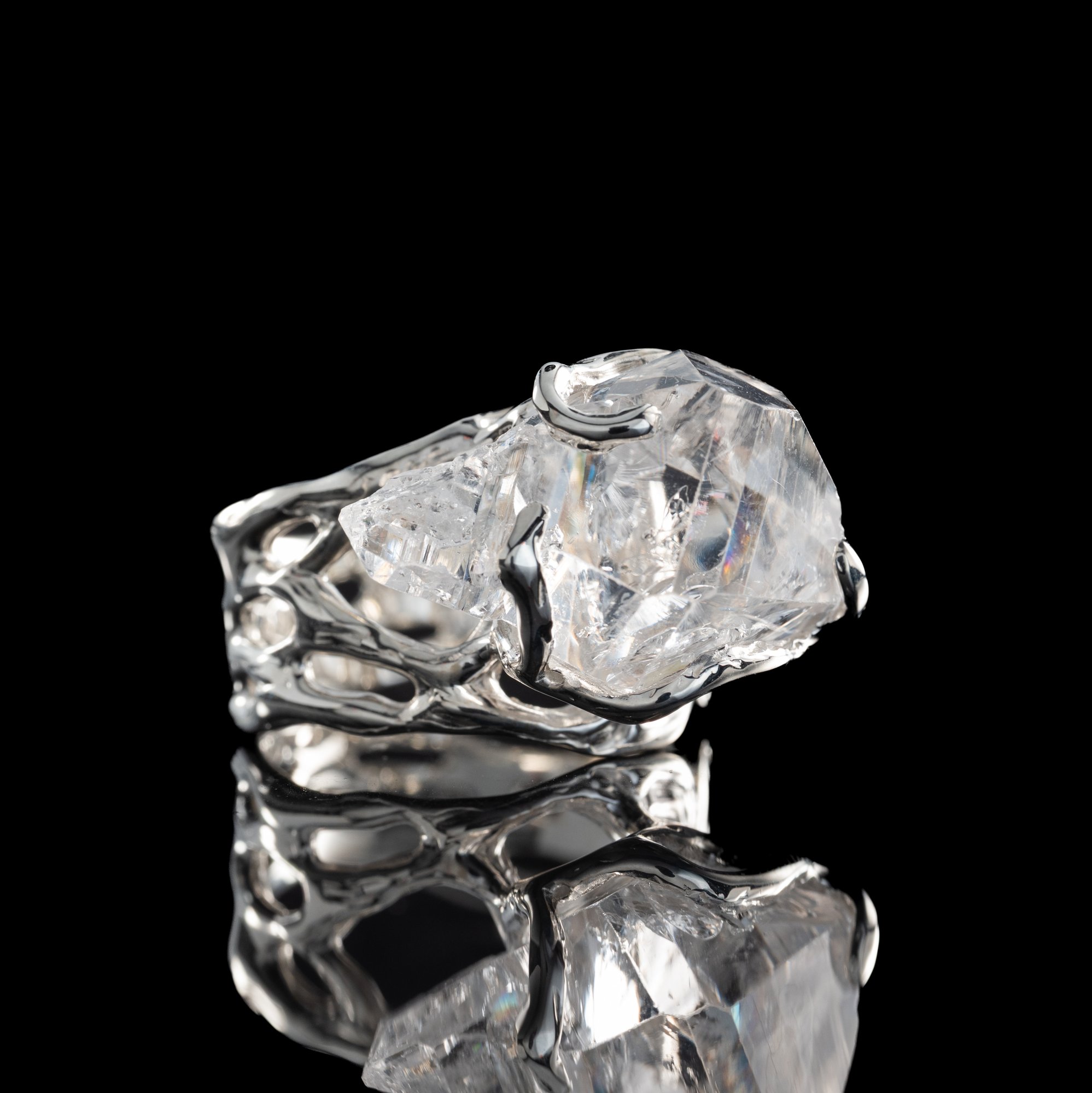 Каблучка з гірським кришталем - зображення 2