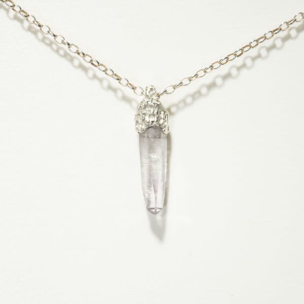 Кулон з аметистом