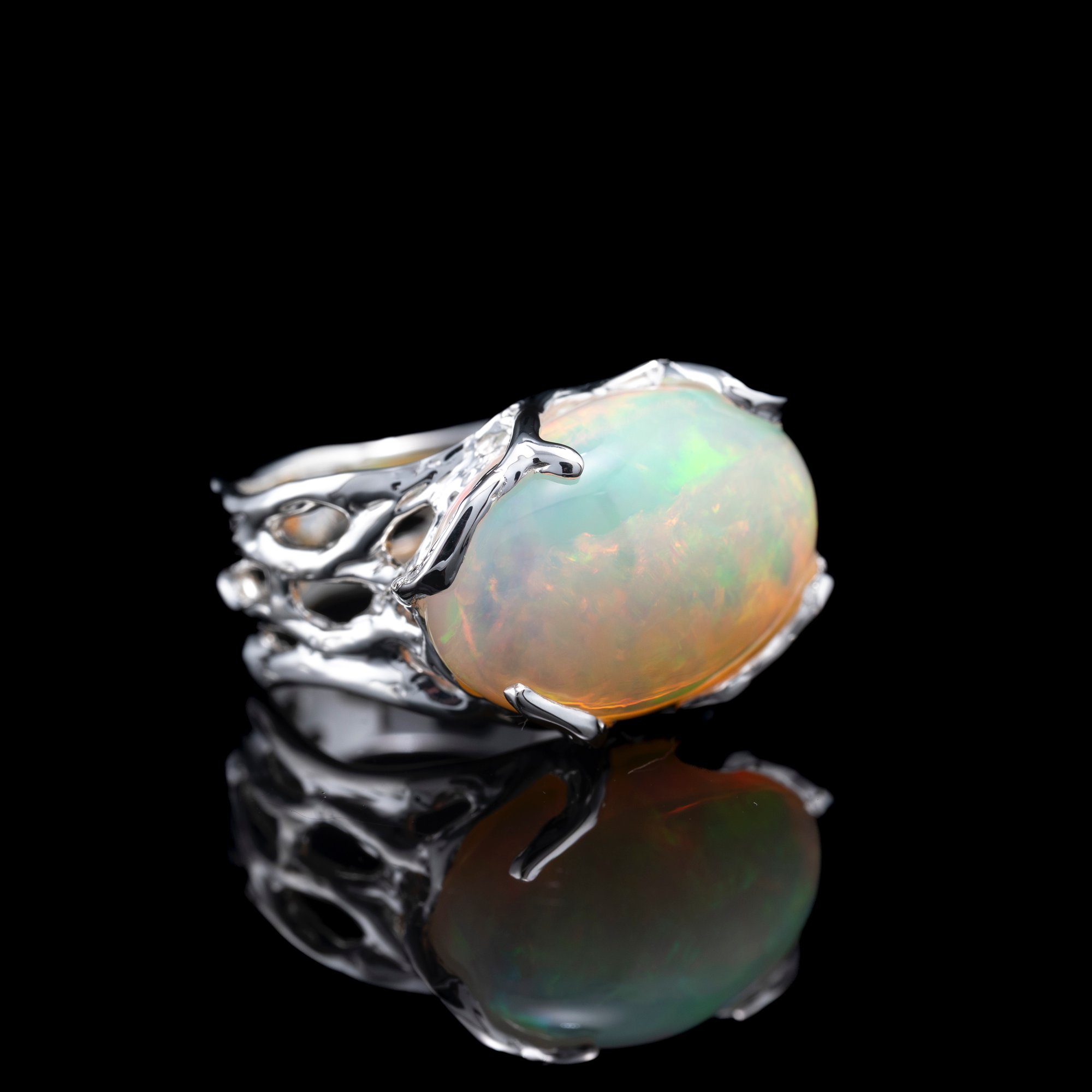 Каблучка з опалом - зображення 3