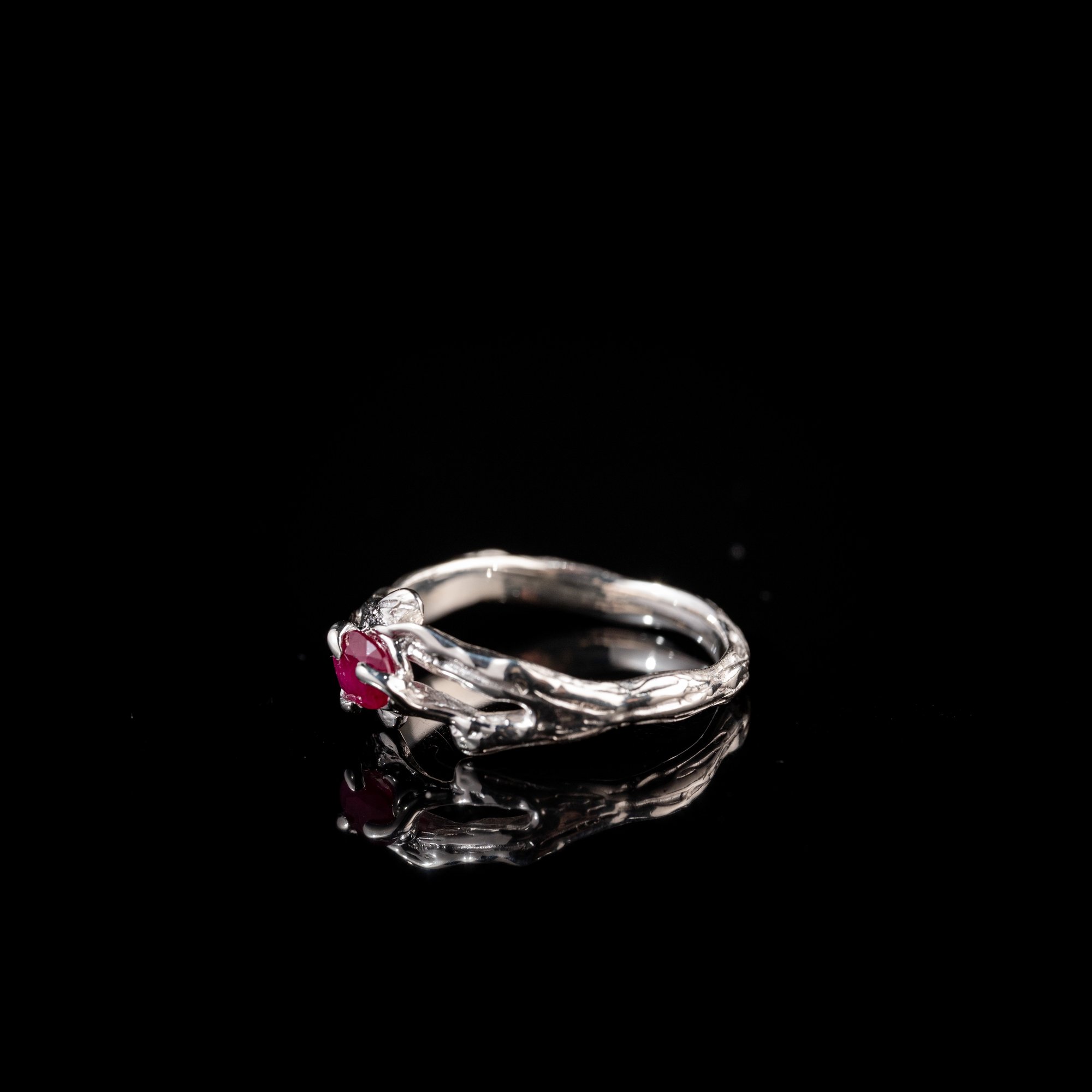 Каблучка з рубіном - зображення 2