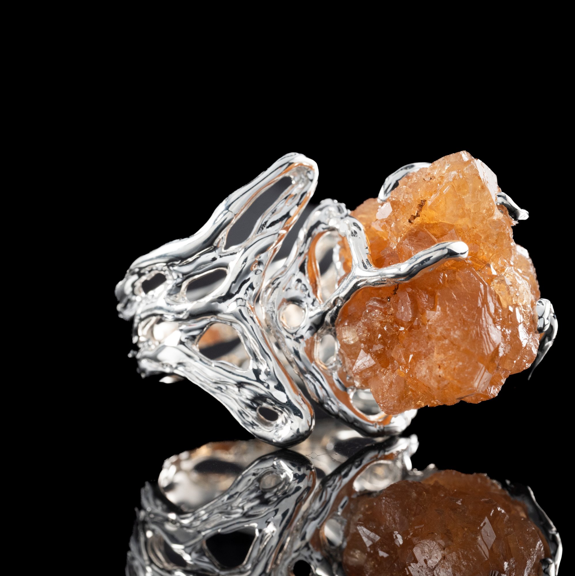 Каблучка з кварцом з включенням заліза - зображення 5